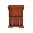 Pemberly Row Rubber Wood/MDF/Particleboard Cabinet Table in Brown