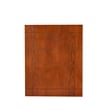 Pemberly Row Rubber Wood/MDF/Particleboard Cabinet Table in Brown