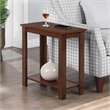 Pemberly Row End Table in Espresso Wood Finish