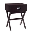 Pemberly Row End Table in Espresso Wood Finish