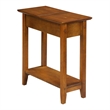 Pemberly Row Flip Top End Table in Walnut Wood