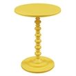 Pemberly Row Spindle Table in Yellow Wood Finish