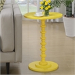 Pemberly Row Spindle Table in Yellow Wood Finish