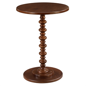 Pemberly Row Spindle Table in Espresso Wood Finish