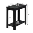Pemberly Row Transitional Wood End Table in Espresso Mahogany