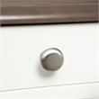 Pemberly Row One-Drawer Traditional Wood End Table with Bottom Shelf in White