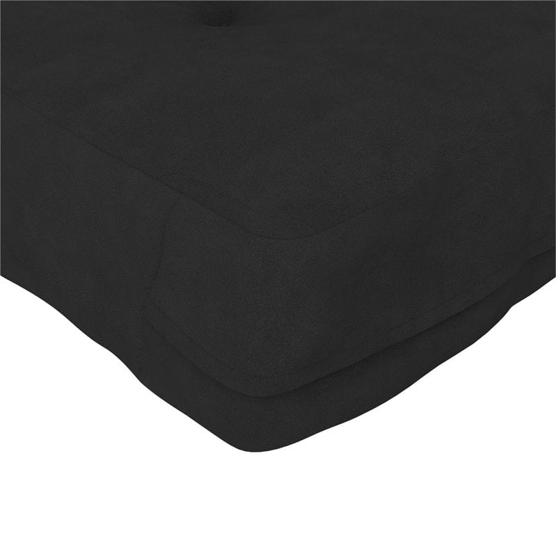 Pemberly Row 8 Inch Futon Mattress in Black