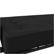 Pemberly Row 8 Inch Futon Mattress Full Size in Black