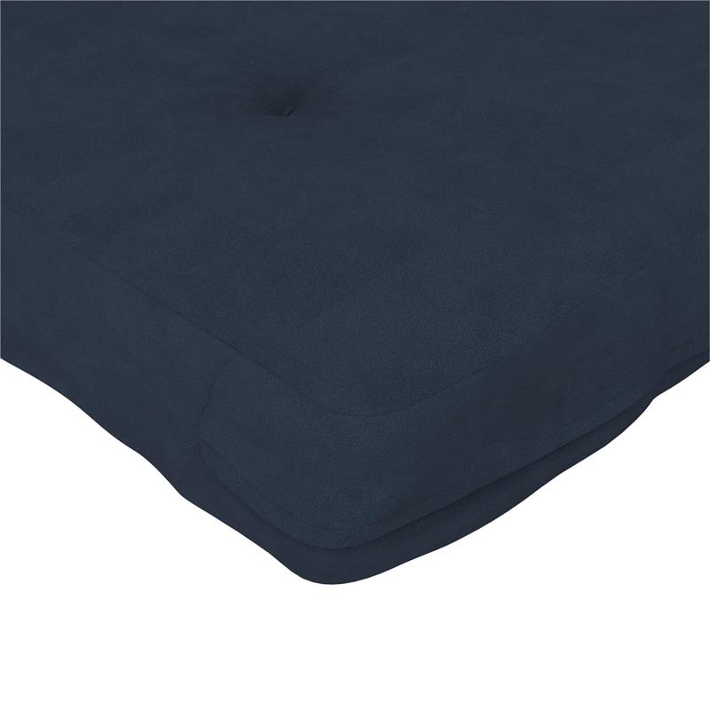 Pemberly Row 6 Inch Futon Mattress Full in Blue