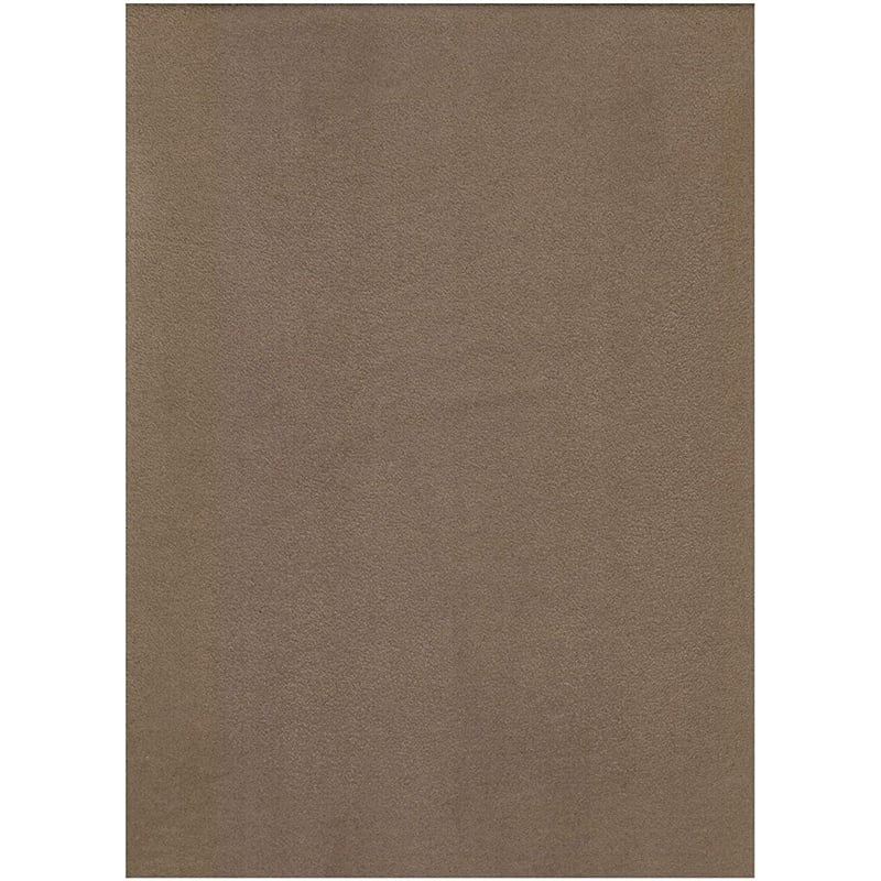 Pemberly Row Full-size Suede Fabric Futon Mattress in Brown-Frame Not Included