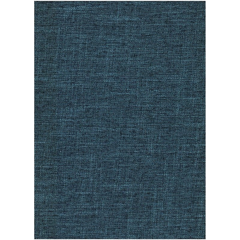 Pemberly Row Full-size Linen Fabric Futon Mattress in Aqua Blue-Frame Not Included