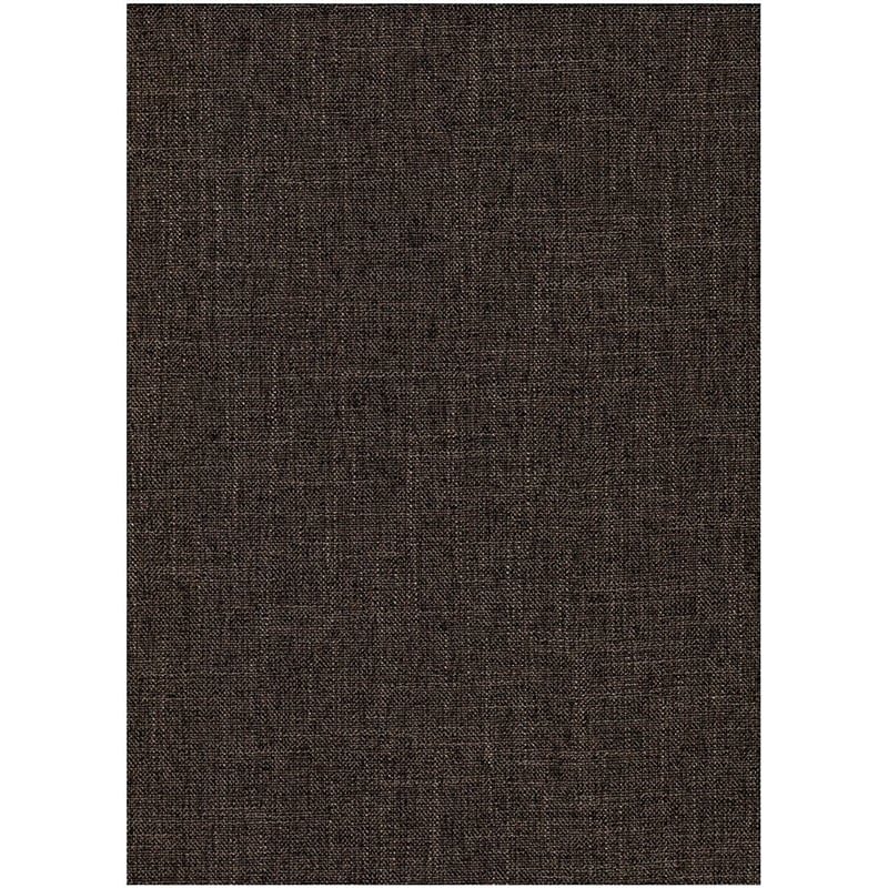 Pemberly Row Full Linen Fabric Futon Mattress in Cocoa Brown-Frame Not Included