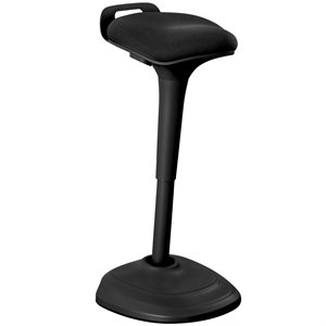 pemberly row wobble adjustable swivel ergonomic drafting stool in black