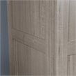 Pemberly Row 2-Door Modern Engineered Wood Storage Cabinet in Gray