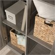 Pemberly Row 2-Door Modern Engineered Wood Storage Cabinet in Gray
