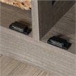Pemberly Row 2-Door Modern Engineered Wood Storage Cabinet in Gray