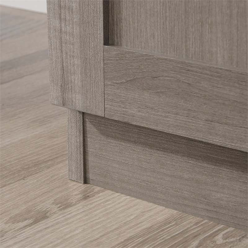Pemberly Row 2-Door Modern Engineered Wood Storage Cabinet in Gray