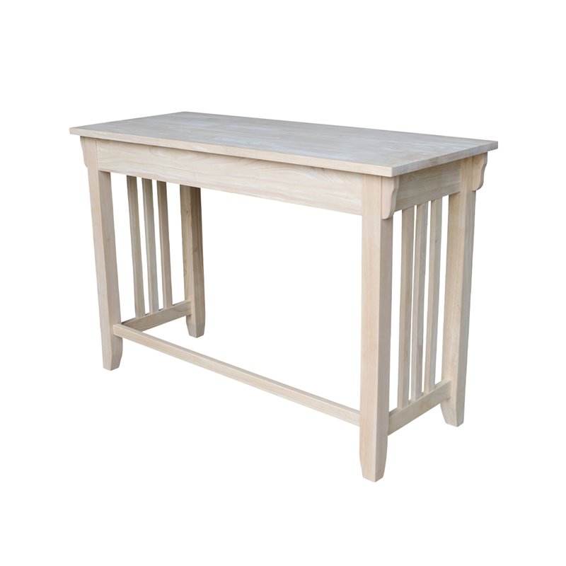 Pemberly Row Mid Century Writing Desk with Drawer