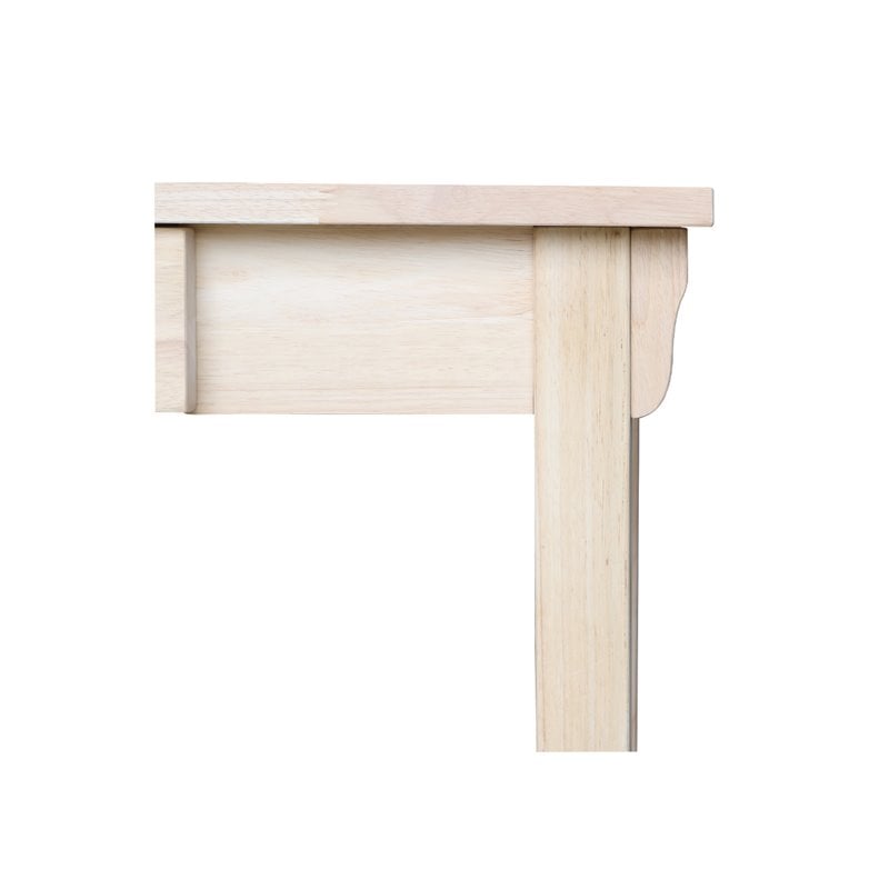 Pemberly Row Mid Century Writing Desk with Drawer