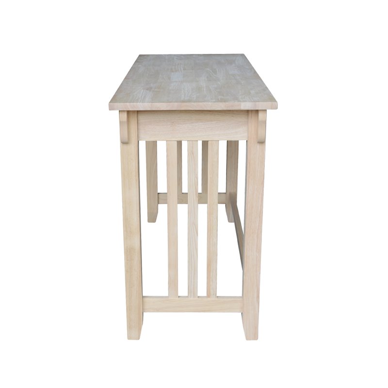 Pemberly Row Mid Century Writing Desk with Drawer