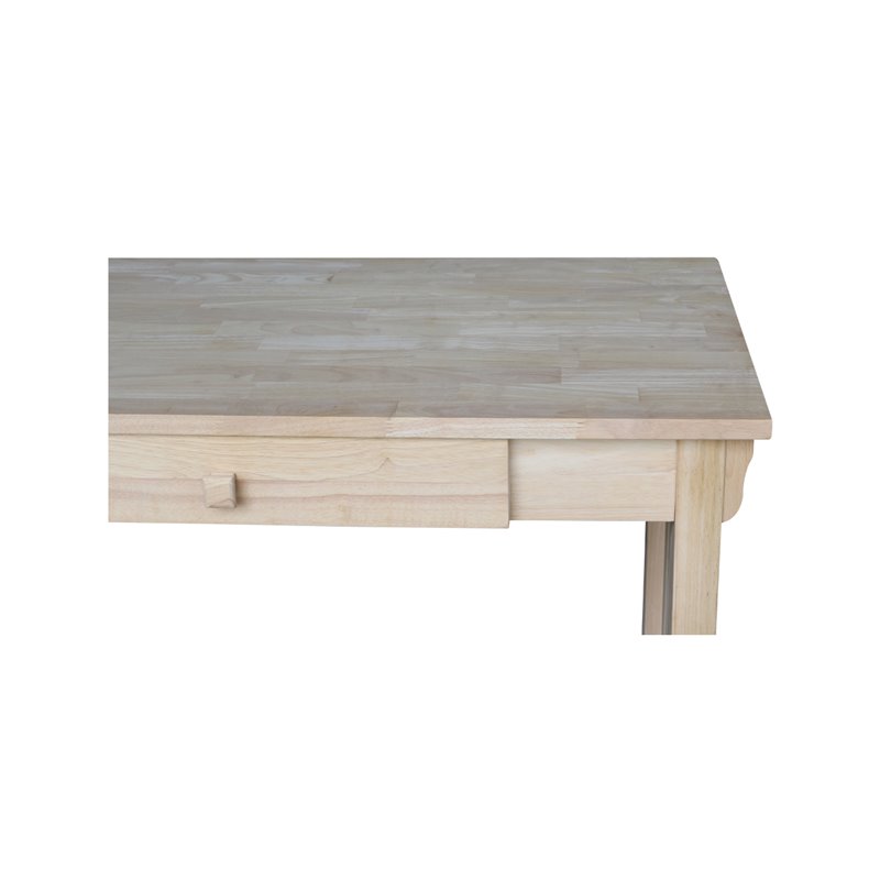 Pemberly Row Mid Century Writing Desk with Drawer