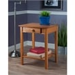 Pemberly Row 5-Piece Transitional Solid Wood Home Office Set in Honey Brown