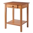 Pemberly Row 5-Piece Transitional Solid Wood Home Office Set in Honey Brown