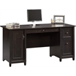 Pemberly Row Engineered Wood 2-Drawers Computer Desk in Estate Black