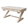 Pemberly Row Traditional Executive Desk with Zosiac Base