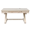 Pemberly Row Traditional Executive Desk with Zosiac Base