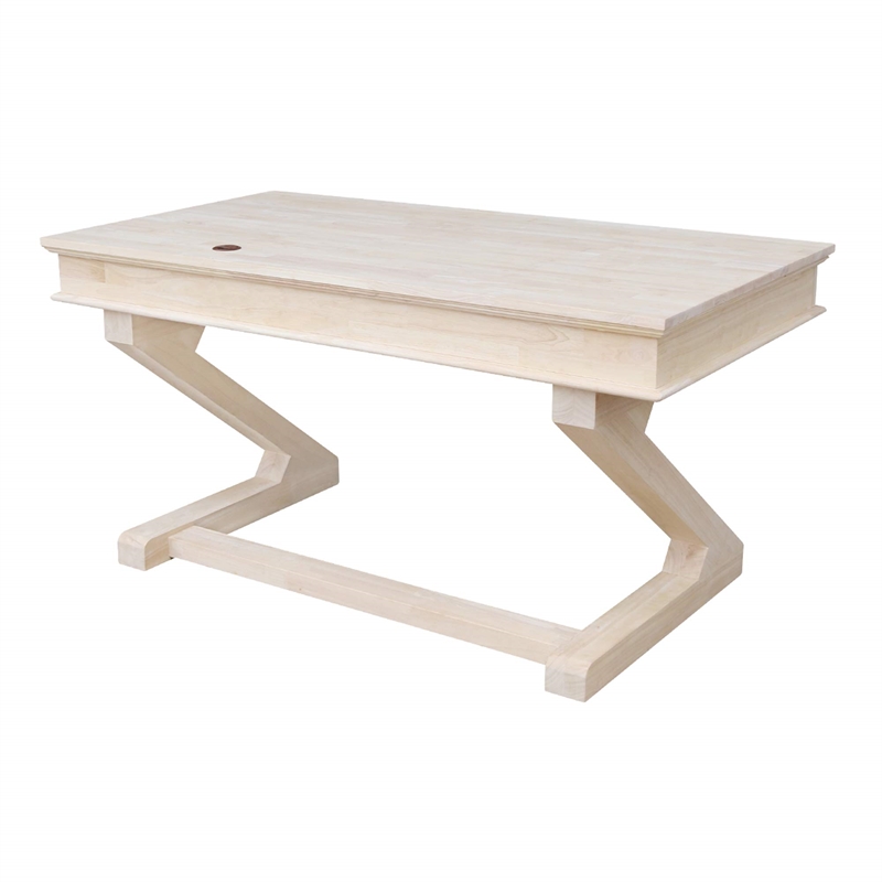 Pemberly Row Traditional Executive Desk with Zosiac Base