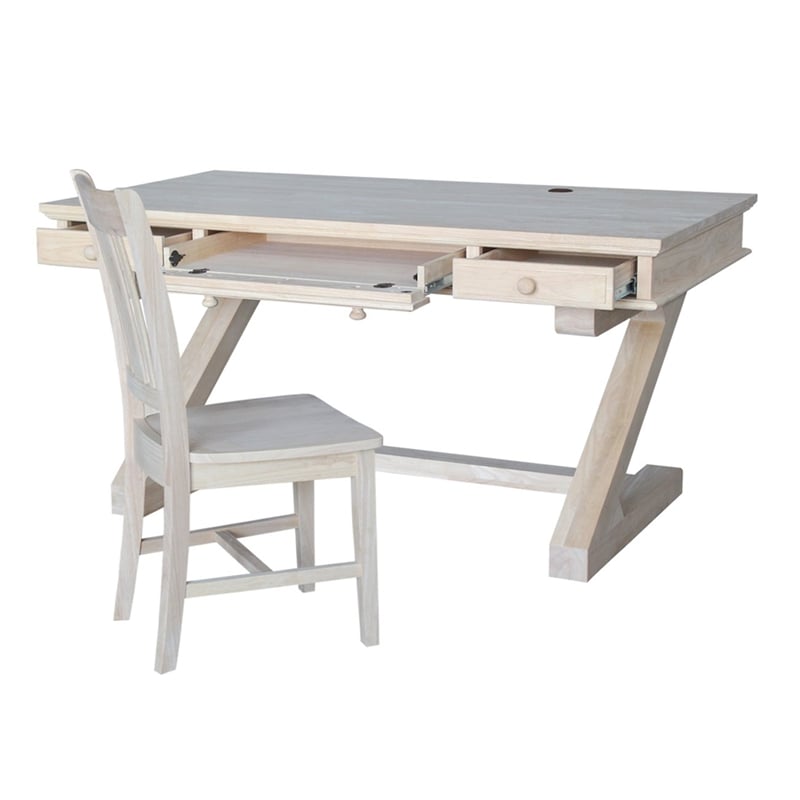 Pemberly Row Executive Desk - With Zosiac Base