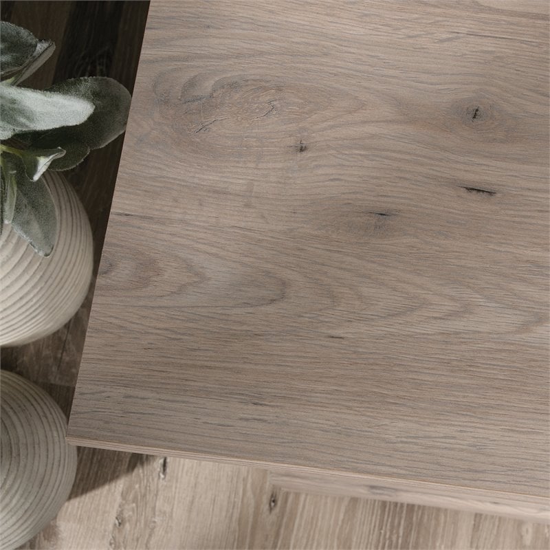 Pemberly Row 2-Drawer Coastal Engineered Wood Computer Desk in Laurel Oak