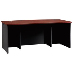 pemberly row wood executive desk in classic cherry
