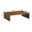 Pemberly Row Contemporary Wood Small Monitor Riser for TVs up to 23