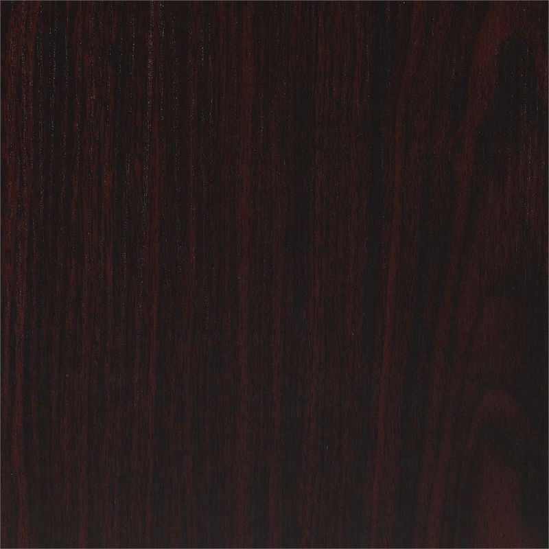 Pemberly Row Student Desk with Charging Station in Espresso Wood Finish