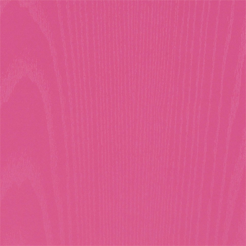 Pemberly Row Contemporary Wood Student Desk with Charging Station in Pink