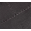 Pemberly Row Accent Storage Ottoman in Espresso Faux Leather With Tray