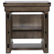 Pemberly Row Traditional 20 Gallon Aquarium Stand in Rustic Gray