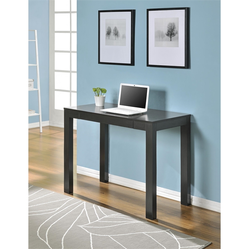 Pemberly Row Traditional Writing Desk in Espresso Finish