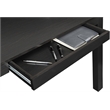 Pemberly Row Traditional Writing Desk in Espresso Finish