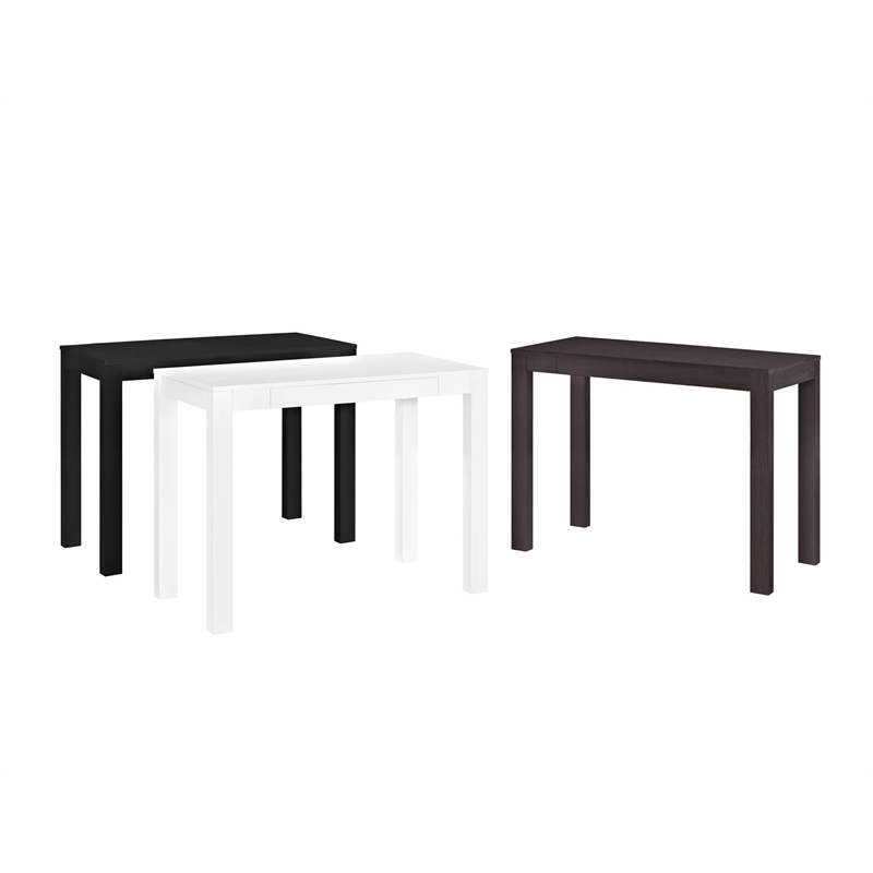 Pemberly Row Traditional Writing Desk in Espresso Finish