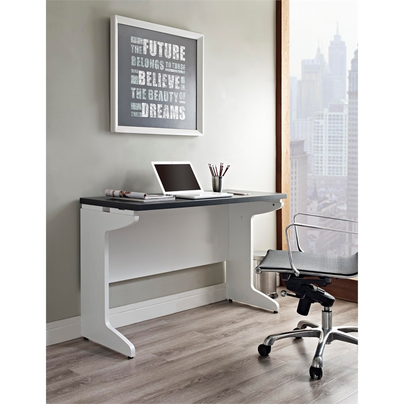 Pemberly Row Traditional Hutch in White and Gray