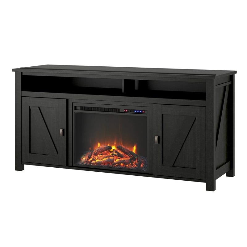 Pemberly Row Electric Fireplace TV Console up to 60