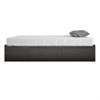 Pemberly Row Modern Engineered Wood Full Platform Bed with Drawers in Espresso