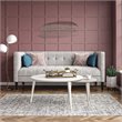Pemberly Row Contemporary Nesting Tables in Taupe and White
