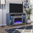 Pemberly Row Fireplace TV Stand for TVs up to 48