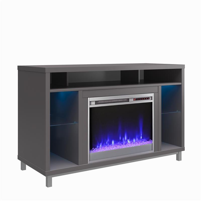 Pemberly Row Fireplace TV Stand for TVs up to 48