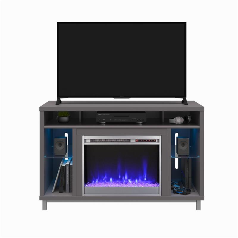 Pemberly Row Fireplace TV Stand for TVs up to 48