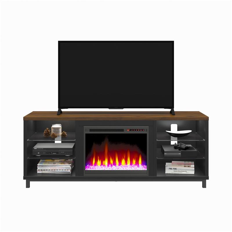 Pemberly Row Modern Fireplace TV Stand for TVs up to 70